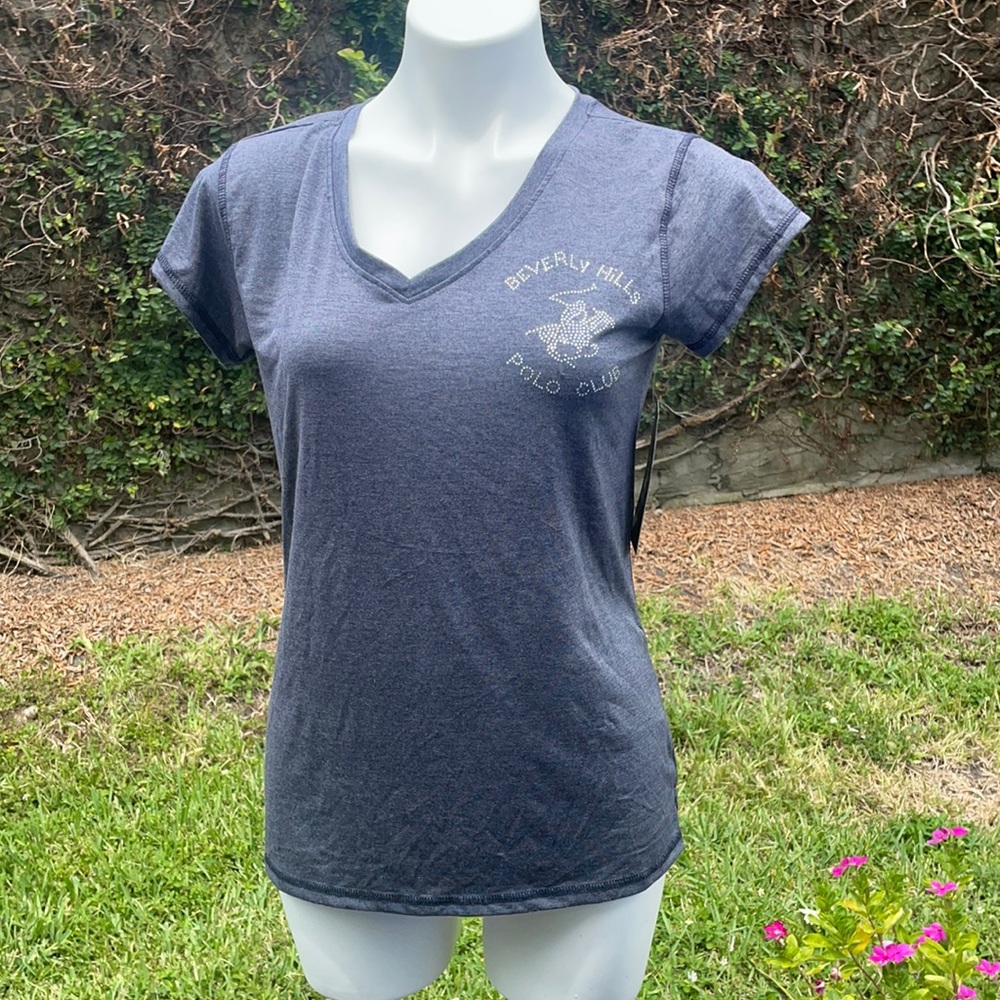Beverly Hills polo club gray T  shirt